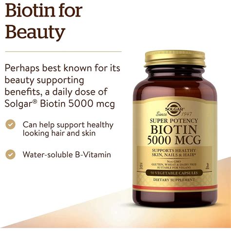 biotin supplement philippines|Solgar Biotin 5,000mcg 50 Capsules – Healthy Options.
